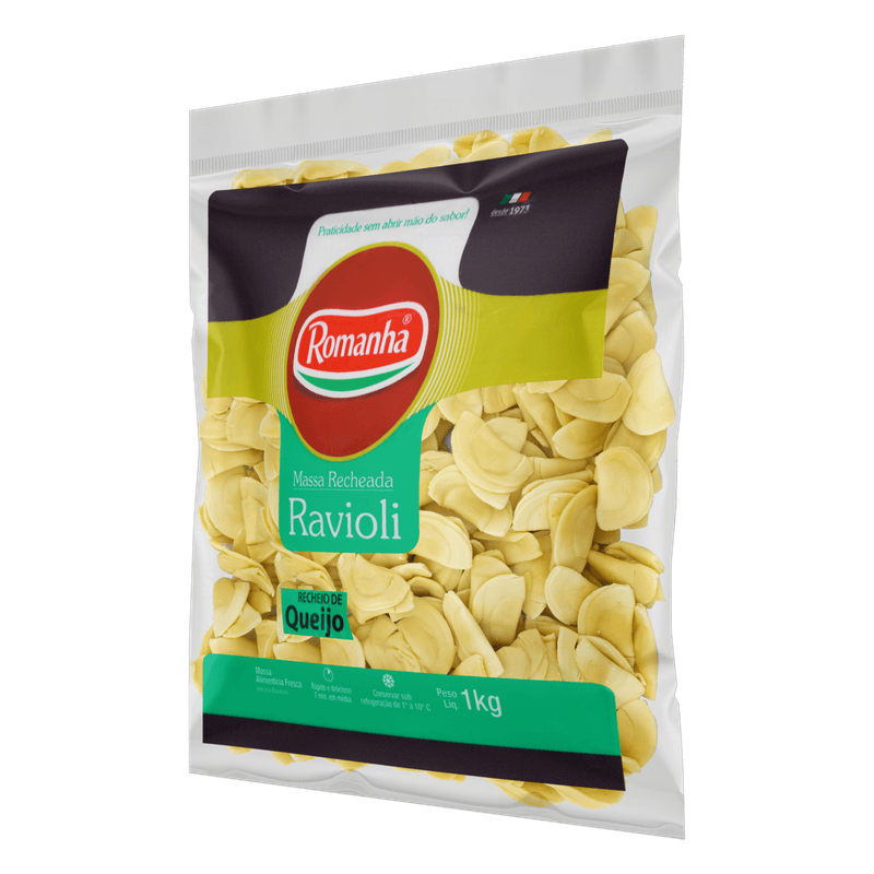 Ravioli-Recheio-Queijo-Romanha-Pacote-1kg