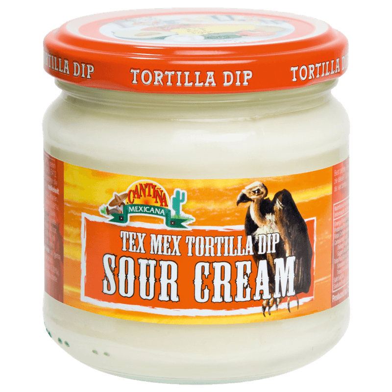 Molho-Sour-Cream-Cantiña-Mexicana-Vidro-190g
