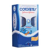 Hastes Flexíveis Johnson & Johnson Cotonetes Caixa com 300 Unidades