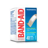 Curativos Transparentes Respiráveis Band-Aid Caixa com 40 Unidades