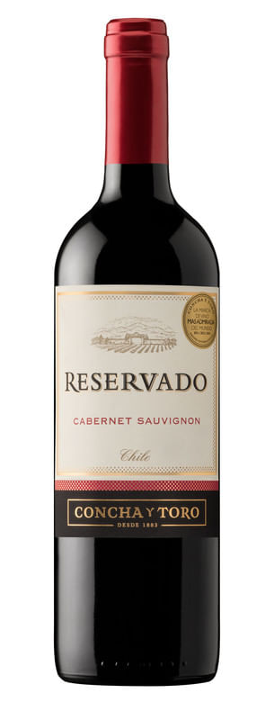 Vinho Tinto Chileno Reservado Concha y Toro Cabernet Sauvignon 750ml