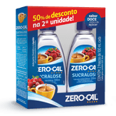 Adoçante Líquido Zero Cal Sucralose Pack 2 Unidades 100ml Cada 50% de Desconto na 2ª Unidade