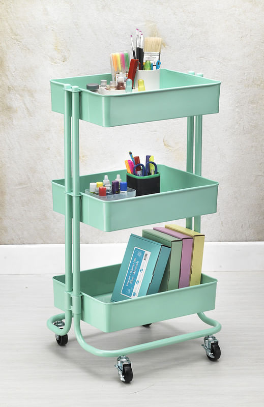 Carrinho-Multiuso-Verde-com-3-Prateleiras-78x424x353cm