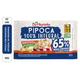 Pipoca Manteiga 100% Integral Da Magrinha Pack 2 Unidades 90g Cada