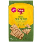 Biscoito Sem Glúten Cereal Crackers Schar Pacote 210g