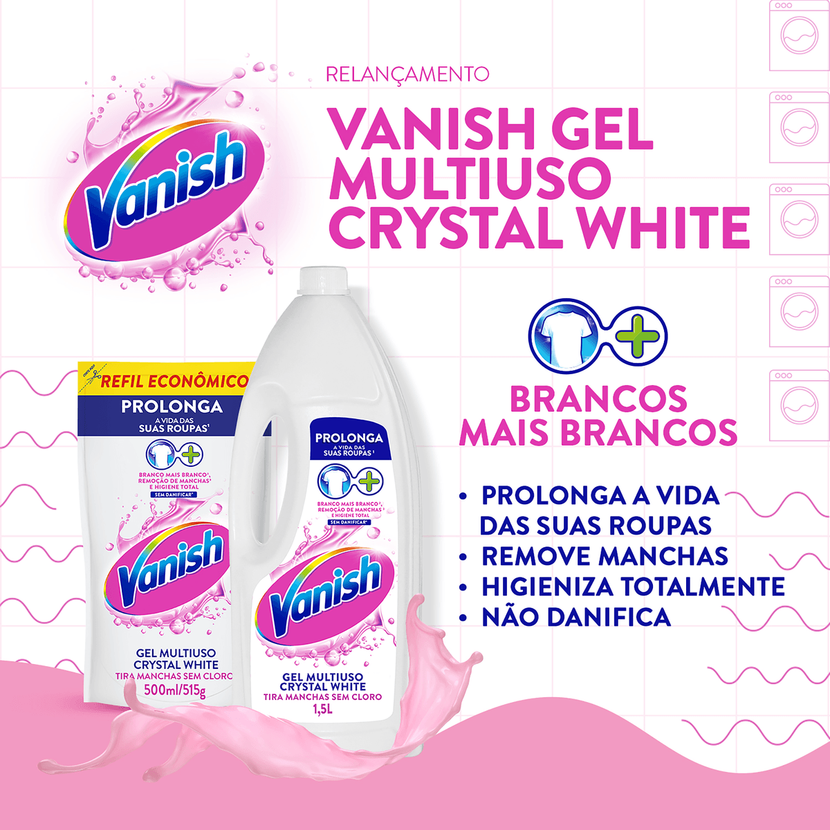 Tira Manchas Gel Multiuso Vanish Frasco 3l