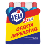 Limpador-Multiuso-Original-2x-Mais-Poder-Veja-Pack-com-3-Unidades-500ml-Cada-Gratis-50--Desconto-na-3ª-Unidade