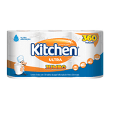 Papel Toalha Kitchen Jumbo Folha Dupla Pack com 3 Unidades