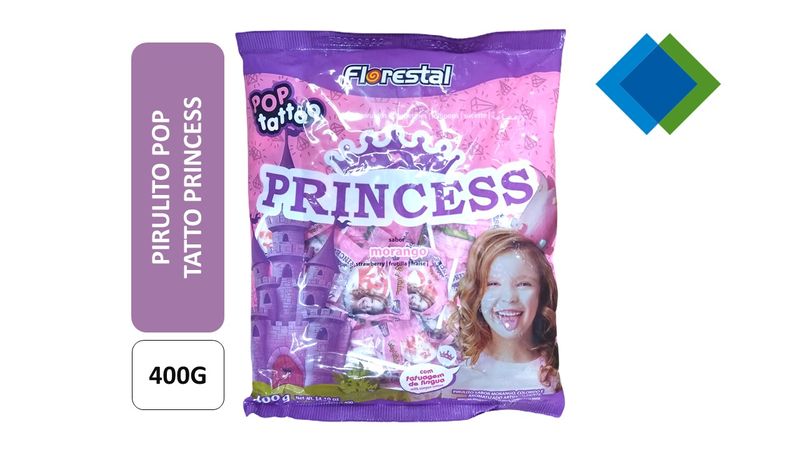 Pirulito-Pop-Tattoo-Princess-Morango-Florestal-Pacote-400g