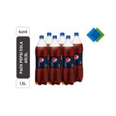 Refrigerante Pepsi Cola Pack 6 Garrafas 1,5l Cada