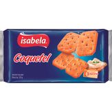 Biscoito Salgado Isabela Coquetel 3 Pacotes 320g