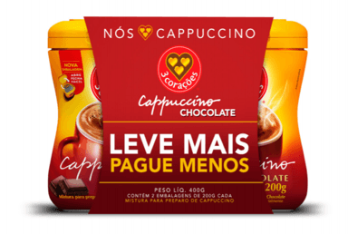 Cappuccino-Chocolate-3-Coracoes-Pack-2-Unidades-200g-Cada-Leve-Mais-Pague-Menos