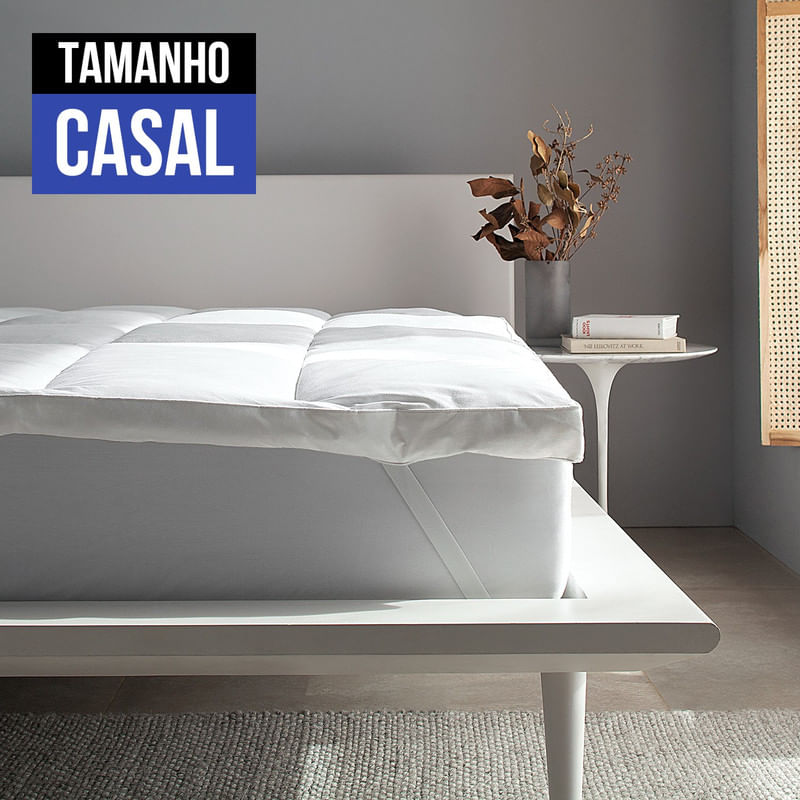 Pillow-Top-Casal-En-Vogue-Branco