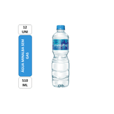 Água Mineral Sem Gás Minalba Pack com 12 Unidades de 510ml Cada