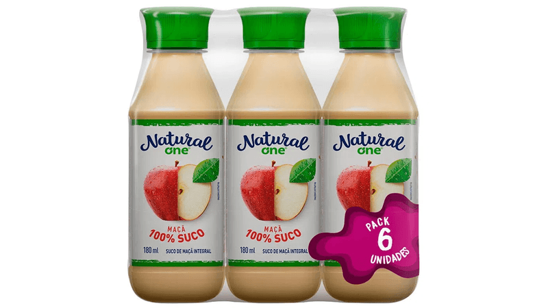 Pack-Suco-Maca-Natural-One-Ambiente-Garrafa-180ml-Cada-Leve-6-Pague-5-Unidades