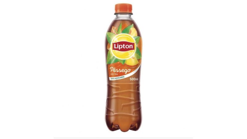 Ch Gelado de P ssego Lipton Pack com 12 Unidades de 500ml Cada