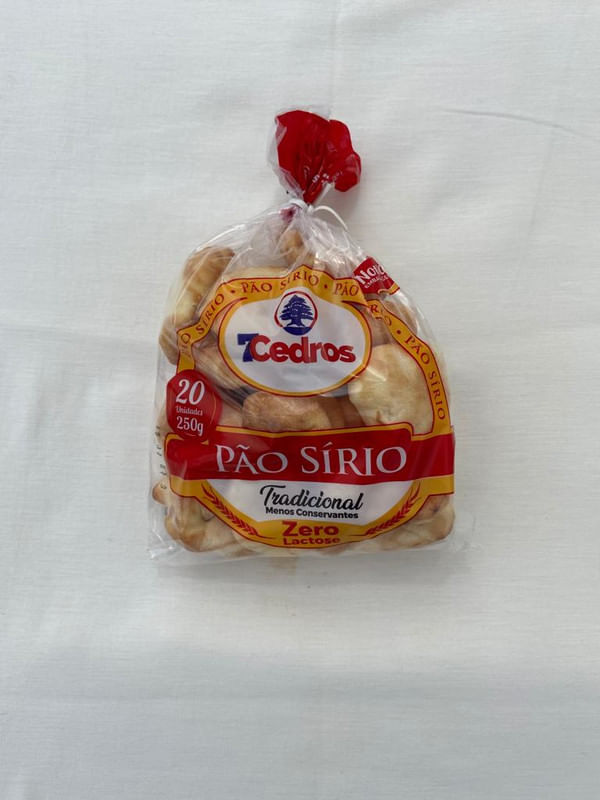 Mini-Pao-Sirio-Tradicional-Zero-Lactose-7Cedros-Pacote-250g
