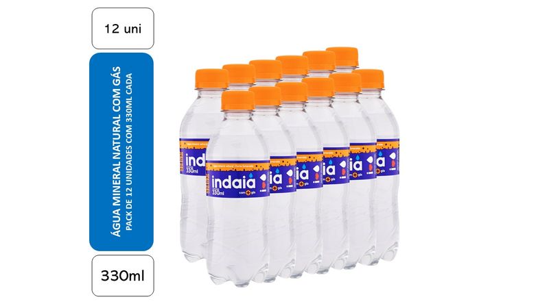 Agua-Mineral-Natural-com-Gas-Indaia-Pack-12-Garrafas-330ml-Cada