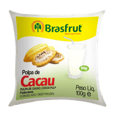 Polpa de Cacau Congelada Brasfrut Pack com 12 Unidades de 100g Cada