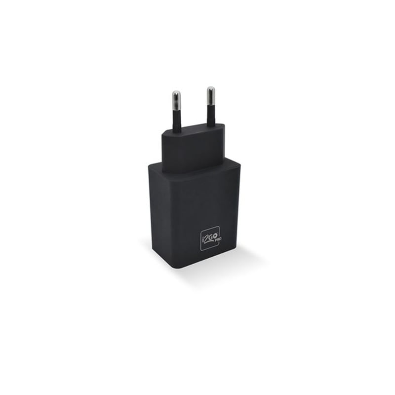 Carregador-de-Parede-com-2-Entradas-Usb-3.4-A-I2go-Pro-Bivolt-Cor-Preto-Em-Pe