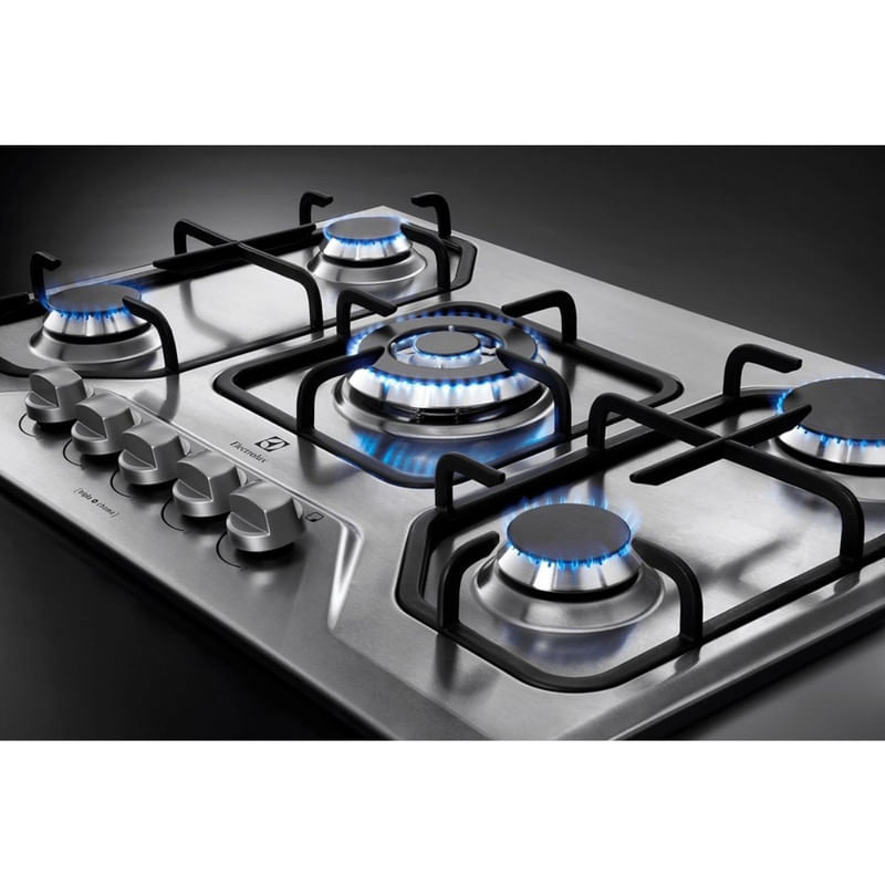 Cooktop-Inox-5-Bocas-Tripla-Chama-Superautomatico-GT75X-Electrolux-Bivolt-Lateral