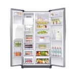 Geladeira-Refrigerador-Side-by-Side-RSN34-Samsung-Inox-501-L--110-V-Aberto