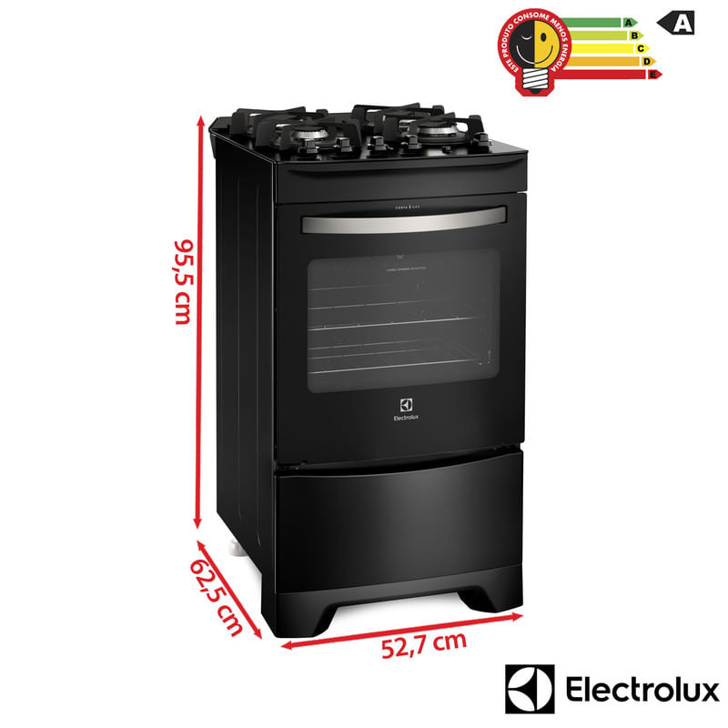 Fogao-4-Bocas-52LPV-com-Mesa-de-Vidro-Electrolux-Bivolt