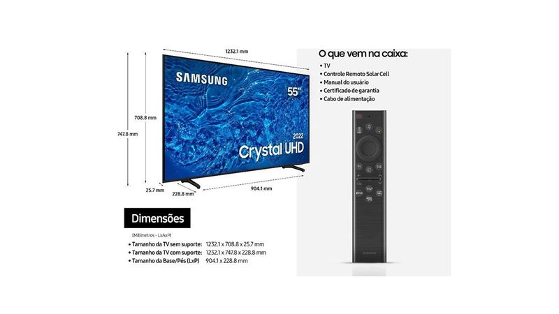 Smart-TV-Crystal-4K-55--UHD-BU8000-Samsung