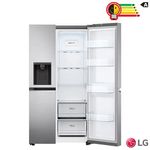 Refrigerador-Smart-Side-by-Side-UVnano-611l-GC-L257SLPL-Motor-Inverter-220v-LG