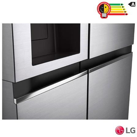 Refrigerador-Smart-Side-by-Side-UVnano-611l-GC-L257SLPL-Motor-Inverter-127v-LG