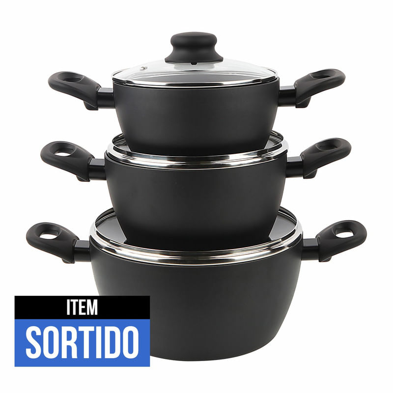 Conjunto-de-Cacarolas-Cores-Sortidas-18cm-20cm-e-24cm-Member-s-Mark-3-Pecas