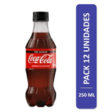 Refrigerante Sem Açúcar Coca-Cola Garrafa 250ml