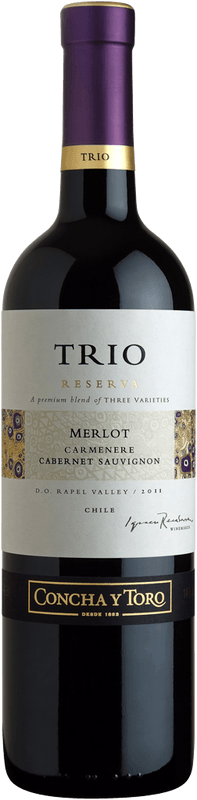 Vinho-Tinto-Chileno-Trio-Reservado-Merlot-Cabernet-Sauvignon-Concha-Y-Toro-750ml