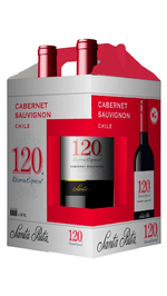 Vinho-Tinto-Chileno-120-Reserva-Especial-Cabernet-Sauvignon-Santa-Rita-Pack-com-4-Unidades-de-1875ml-Cada