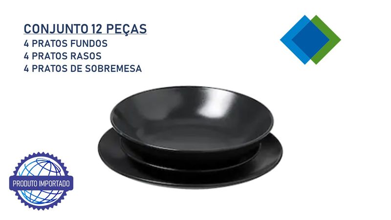 Aparelho-de-Jantar-12-Pecas-Cinza-Escuro