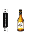 Cerveja Puro Malte Black Princess Pack com 6 Unidades de 330ml Cada