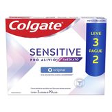 Creme Dental Sensitive Pro Alívio Imediato Colgate Pack com 3 Unidades 90g Cada