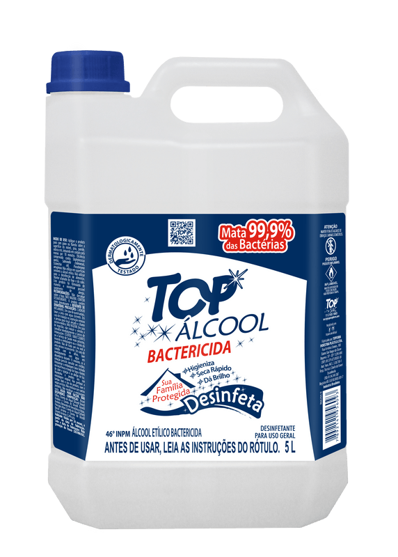 Alcool-Etilico-Bactericida-46°INPM-Top-Galao-5l