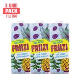 Chá Gelado Abacaxi e Hortelã Friizi Pack com 3 Unidades de 1l Cada