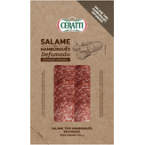 Salame Defumado Tipo Hamburguês Fatiado Ceratti Cartela 100g