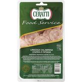 Linguiça Calabresa Cozida e Fatiada Ceratti Caixa 1kg