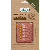 Mortadela Bologna com Pistache Fatiada Ceratti Cartela 150g