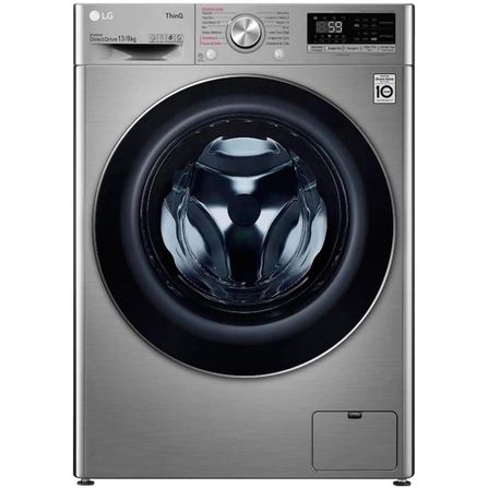 Lava-e-Seca-Smart-VC4-13kg-Aco-Escovado-com-Inteligencia-Artificial-AIDD-CV5013BC4A-Motor-Inverter-220V-LG