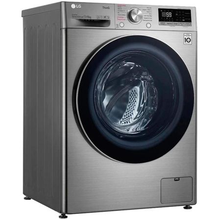 Lava-e-Seca-Smart-VC4-13kg-Aco-Escovado-com-Inteligencia-Artificial-AIDD-CV5013BC4A-Motor-Inverter-220V-LG