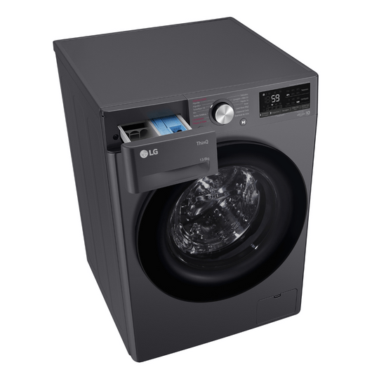 Lava-e-Seca-Smart-VC4-13kg-Titanium-com-Inteligencia-Artificial-AIDD-CV5013BC4A-Motor-Inverter-220V-LG
