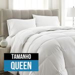 Edredom-Microfibra-Queen-Size-Branco-Member-s-Mark