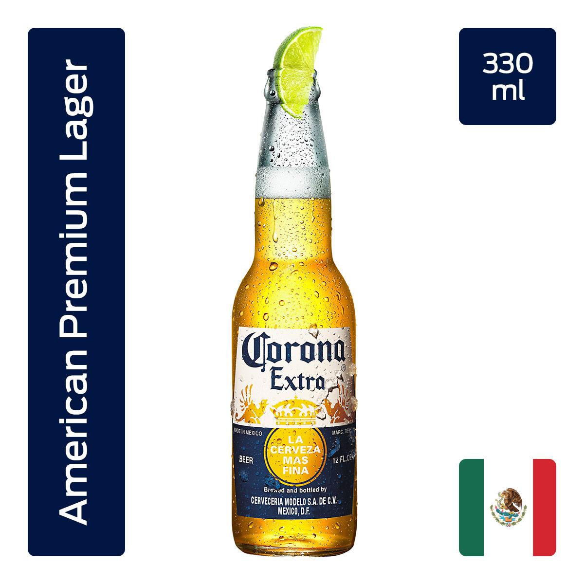 Cerveja Corona Extra, Pilsen, Pack 6 Long Neck 330ml Cada