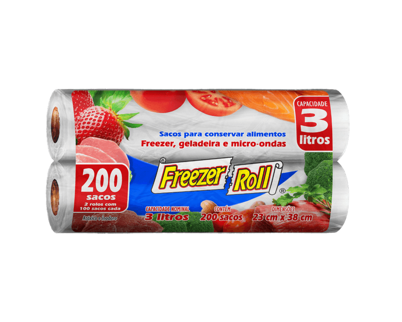 Saco-Freezer-3l-Dover-Roll-2-Rolos-100-Unidades-Cada