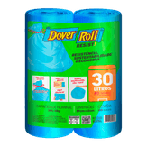 Saco de Lixo Resist 30l Dover Roll 2 Rolos 30 Unidades Cada