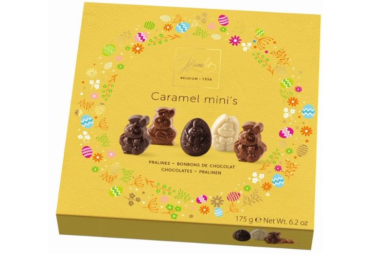 Bombons-de-Chocolate-Pralines-Caramel-Mini-s-Yellow-Hamlet-Caixa-175g